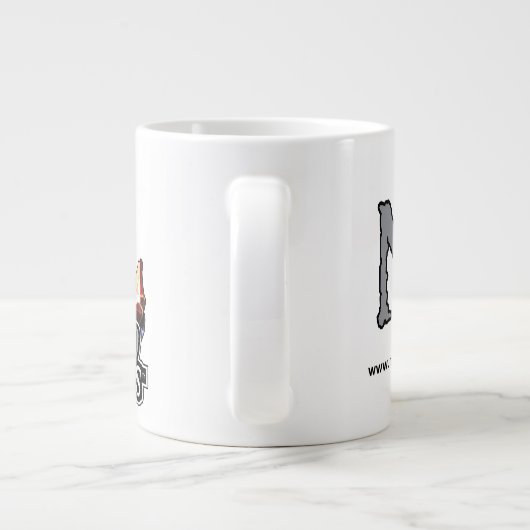 Dragon bleu 20oz de DM. Tasse enorme (Dos)