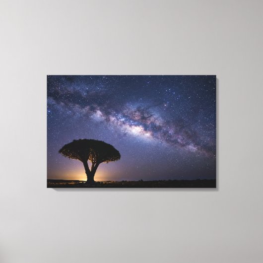 Dragon Blood Tree Milky Way Canvas  Ancient Nature (Voorkant)