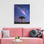 Dragon Blood Tree Milky Way Canvas  Ancient Nature Afdruk (Insitu (Woonkamer))
