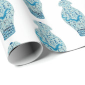 Dragon Blue Chinoiserie Ginger Jar Jars Cadeaupapier (Rol Hoek)