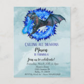 Dragon Blue Fire Budget Verjaardagsfeestje Kind (Voorkant)