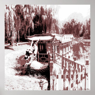 Dragon Boat Canvas Poster