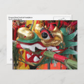 Dragon Boat headpiece Briefkaart (Voorkant / Achterkant)