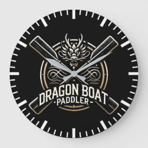 Dragon Boat Paddler, Dragon Boat Racing Motivatie Grote Klok