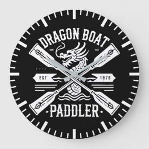 Dragon Boat Paddler, Dragon Boat Racing Motivatie Grote Klok