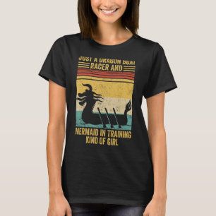 Dragon Boat Racer en Zeemeermin In Training Race P T-shirt