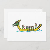 Dragon Boat Racing Briefkaart (Voorkant / Achterkant)