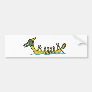 Dragon Boat Racing Bumpersticker