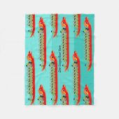 Dragon Boat Racing Fleece Deken (Voorkant)