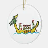 Dragon Boat Racing Keramisch Ornament (Links)