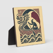 Dragon Boat Racing –  Paddler Fotoplaat (Voorkant)