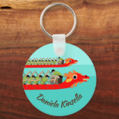 Dragon Boat Racing Sleutelhanger (Voorkant)