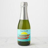Dragon Boat Racing Sparkling Wijnetiket (Voorkant)