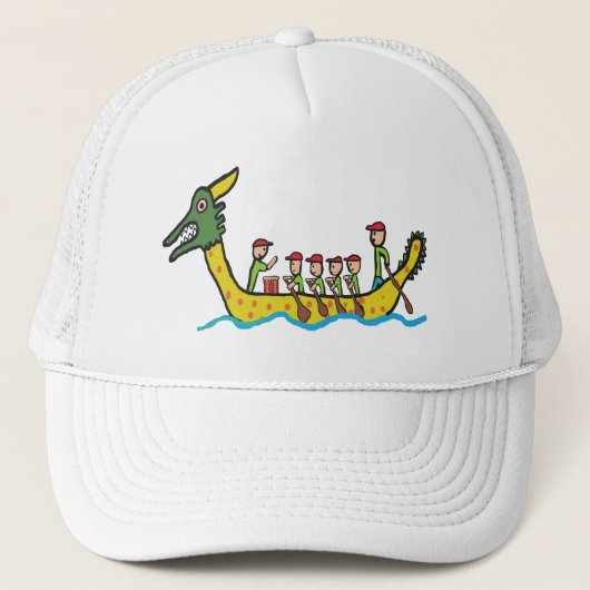 Dragon Boat Racing Trucker Pet (Voorkant)