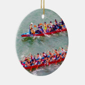 Dragon Boats Keramisch Ornament (Rechts)