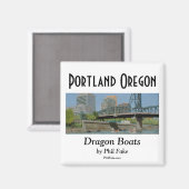 Dragon Boats magneet (Voorkant / Achterkant)