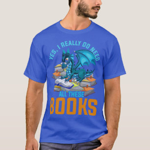 Dragon Books Nerd Reading T-shirt