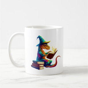 Dragon Bookworm - Schattig Fantasy Lezing Lover De Koffiemok