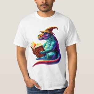 Dragon Bookworm - Schattig Fantasy Lezing Lover De T-shirt