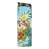 Dragon boot festival thermosbeker (Geroteerd rechts)