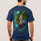 Dragon Bowling Logo 4 kopie, Dragon Bowling Logo.. T-shirt (Achterkant)