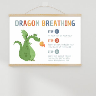Dragon Brething Strategy Classroom Poster
