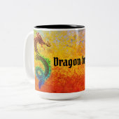 Dragon brun mug (Devant gauche)