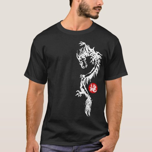 DRAGON BRUSH PAINTING T-SHIRT (Voorkant)