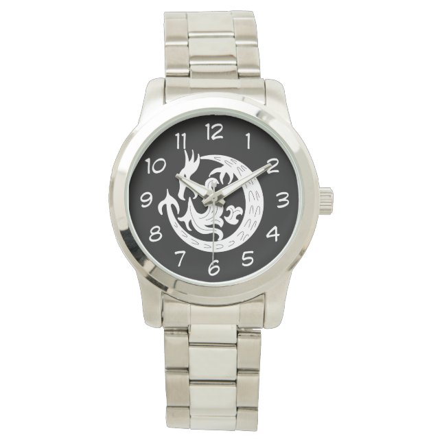 Dragon Bstromend vuur Horloge (Voorkant)