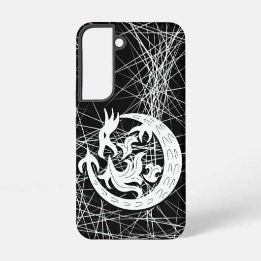 Dragon Bstromend vuur Samsung Galaxy Hoesje (Achterkant)
