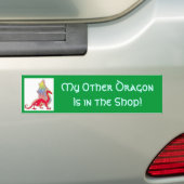 Dragon Bumpersticker (Op auto)