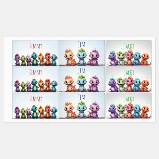 Dragon Bunch Labels (Vel)