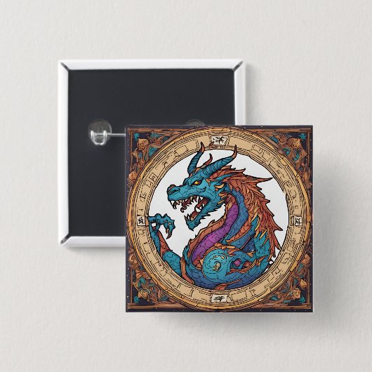 Dragon Button (Voorkant /achterkant)