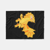 Dragon Cannelloni  Fleece Deken (Voorkant (Horizontaal))