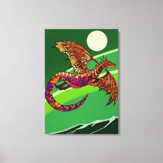 Dragon Canvas Afdruk (Voorkant)