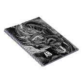 Dragon ; carnet des initiales (Côté Droit)