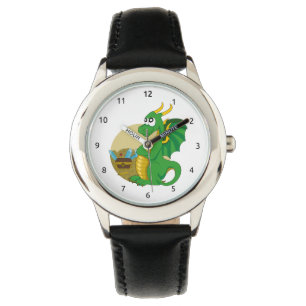 Dragon cartoon horloge
