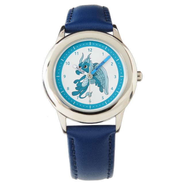 Dragon cartoon watch horloge (Voorkant)