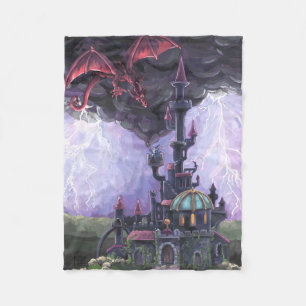 Dragon Castle Fleece Deken