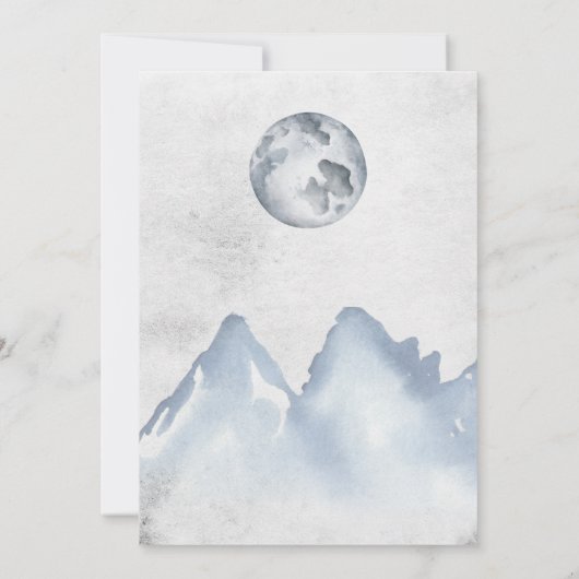 Dragon Castle waterverf jarig Kaart (Achterkant)