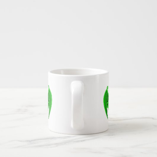 Dragon Celtique Vert Espresso Mug (Dos)