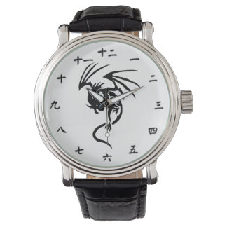 Dragon Chinees en tekenhorloge Horloge