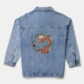 Dragon chinois ancien pourchassant perle flamboyan (Verso)