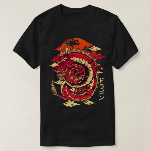 Dragon chinois Art japonais Tokyo Dragon Pullover (Design devant)