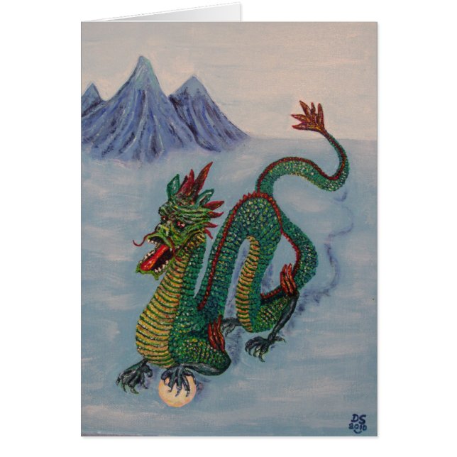 Dragon chinois de destin (Devant)