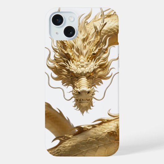 Dragon Chinois Doré Art | Créature Mythique Fantas (Verso)