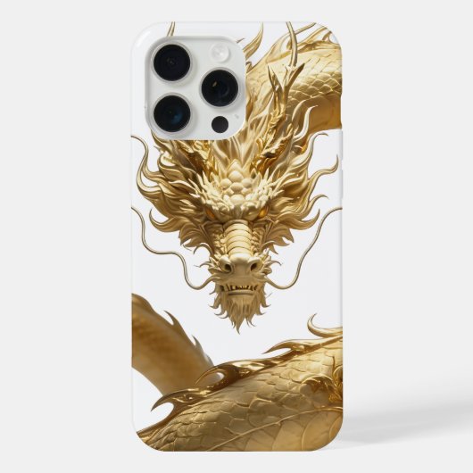 Dragon Chinois Doré Art | Créature Mythique Fantas (Verso)