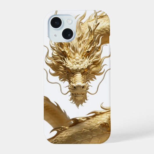 Dragon Chinois Doré Art | Créature Mythique Fantas (Verso)