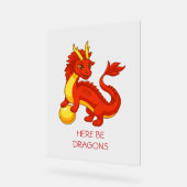 Dragon Chinois Rouge (Angle)