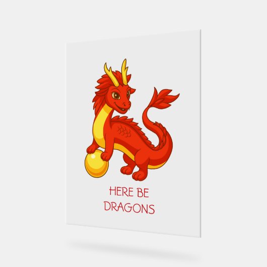 Dragon Chinois Rouge (Angle)